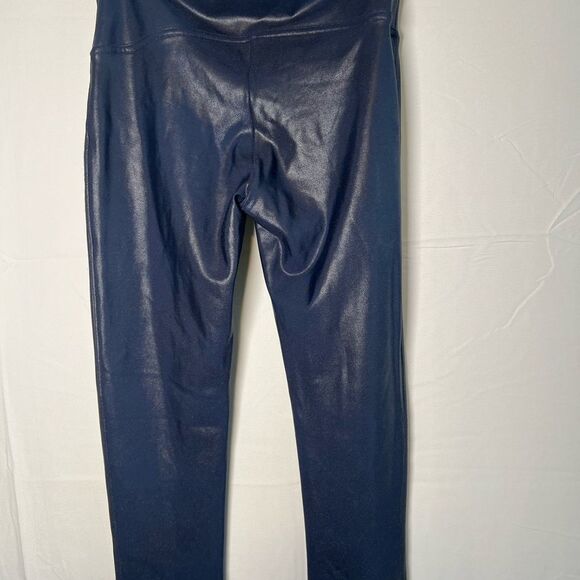 SPANX Spanxshape Shimmery Midnight Blue Leggings - Medium - Picture 7 of 9